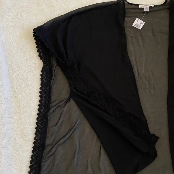 Motherhood Maternity Sheer Kimono Style Coverup OS - NWT - Picture 2 of 4
